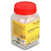 Delock  Rj45 Modularer Stecker Cat.6A Knickschutztülle 67177 4043619671779