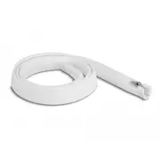 Delock Geflechtschlauch Reißverschl. hitzebest.1mx20mm weiß  20821/14995439 4043619208210