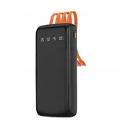 Dudao K6Pro  powerbank 10000Mah z kablem Usb, Usb C, Lightning K6Pro-Black 6977196682058