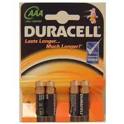 Duracell  Aaa/Lr03 Alkaline Basic Mn2400 4 pcs 298 5000394077164