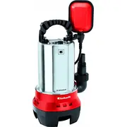 Einhell dirty water pump Gc-Dp 6315 N, submersible / pressure Red/Stainless steel, 630 watts  4170491 4006825587234