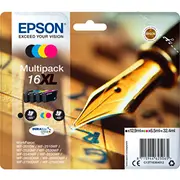 Epson Dura Ultra Xl Multipack Bk/C/M/Y T 163  1636 C13T16364012 8715946625065 267724