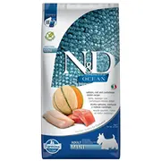 Farmina ND Ocean Dog Salmon, Cod, Cantaloupe, Melon Adult Mini - dry dog food 7 kg  Pnd0700074 8010276039323 Dlpfrmkas0023