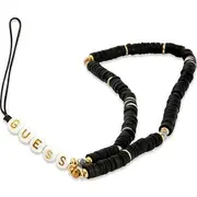Guess  Gustpeark Phone Strap /Black Heishi Beads Gue1692Blk 3666339048310