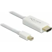 Kabel Delock Displayport Mini - Hdmi 2M  83707 4043619837076