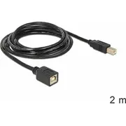 Kabel Usb Delock Usb-B - 2 m  83427 4043619834273