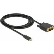 Kabel Usb Delock Usb-C - Dvi-D 2 m  85321 4043619853212