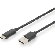 Kabel Usb Digitus Usb-A - Usb-C 3 m  Ak-300148-030-S 4016032437482