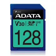 Karta Adata Premier Pro Sdxc 128 Gb Class 10 Uhs-I/U3 V30 Asdx128Gui3V30S-R  4713218463920