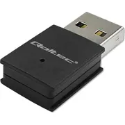 Karta sieciowa Qoltec  Ultraki mini Wifi Standard Ac Bt 4.0Usb 600Mbps 56989 5901878569895