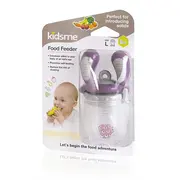 Kidsme Food Feeder  ēdināšanas ierīce cietiem produktiem Liels,Plum, no 6 mēn. 160337Pl 4893014877111