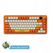 Klawiatura Ajazz  bezprzewodowa Ak820 Max Plus Avocado Switch Orange Theme - 3 model Ak820Max Plus-As-Ow 6976412984402