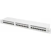 Lanberg Patch panel 1U 19 24X Rj-45 Kat.6  Pps6-1024-S 5901969404111