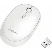 Logilink Maus Funk  Bluetooth,2.4Ghz,800/1200/1600Dpi,Weiß Id0205 4052792065732