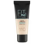 Maybelline  Fit Me Liquid Foundation matujący podkład do 110 Porcelain 30Ml 3600531324506