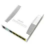 Mikrotik Rb260Gsp network switch Managed Gigabit Ethernet 10/100/1000 Power over Poe White  Css106-1G-4P-1S 4752224002297