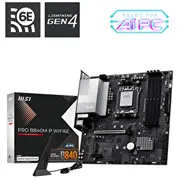 Msi Motherboard Pro B840M-P Wifi6E Am5 4Ddr5 Atx  4711377361804 Kbmsiaa8B840U02