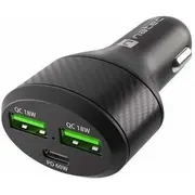 Natec Coney 2X Usb-A 1X Usb-C 3 A  Nuc-1981 5901969436952