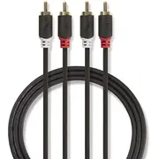 Nedis Audio Cable 2X  Rca - 2 x 1M 5412810265084