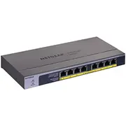 Netgear Gs108Pp Unmanaged Gigabit Ethernet 10/100/1000 Power over Poe Black  Gs108Pp-100Eus 606449130034 Swtngenie0031