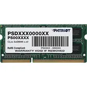 Pamięć do laptopa Patriot Signature, Sodimm, Ddr3, 4 Gb, 1600 Mhz, Cl11 Psd34G16002S  0815530011330