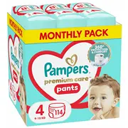 Pampers Premium Care pants autiņbiksītes, 4. izmērs, 114 gab. 80825838  8700216829359