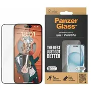 Panzerglass  pancerne Osłona e iPhone 15 Plus Bardzo szeroki krój, Odpornyza, Ochronaupadkiem, Easyaligner 2811 5711724028113