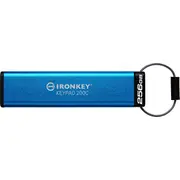 Pendrive Kingston Ironkey Keypad 200, 256 Gb  Ikkp200C/256Gb 740617336603