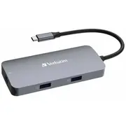 /Replikator Verbatim Wieloportowy koncentrator Usb-C Pro Cmh-05 Hdmi  Rj45 2 x Usb-A Pd 32150/13238508