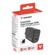 sieciowa Verbatim Essentials Gan 65W  32352 32352/15545890 023942323525
