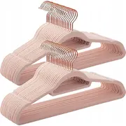 Songmics Wieszarki aksamitne,  50Na , bez poślizgu, z barem i em, oszczędnością prrzeni Crf21Pk50 Xxx 6955880344413