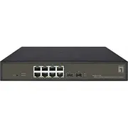 Switch Levelone Ges-2110P łącza sieciowe Zarządzany L2 Gigabit Ethernet 10/100/1000 Obsługa Poe  4015867229217