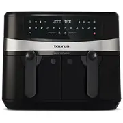Taurus Air Fry Digital Duo Double 9 L 2200 W Hot air fryer Black  973980000 8414234739803 Agdtaufry0006