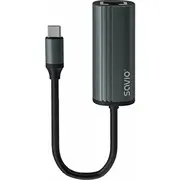 Usb Savio Ak-56 Usb-C - Rj-45  5901986047759