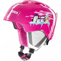 Uvex Manic Penguin childrens ski helmet pink 51-55  56/6/226/91/03 4043197317625 Ntouvekas0081