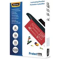 Fellowes A4 Glossy 175 Micron Laminating Pouch - 100 pack 5308703  077511530876