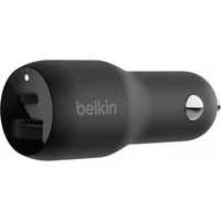Belkin Dual Car Charger 1X Usb-A Usb-C  Ccb004Btbk 0745883829361