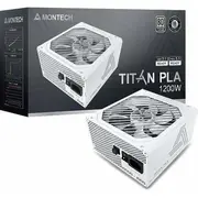 Zasilacz Montech Titan Pla 1200W - 80 Plus  Cybenetics Platinum Netzteil, modular, Pcie 5.1 1200 Watt, weiß 4710562744613