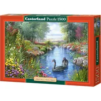 Castorland Puzzle 1500 Black Swans, Andres Orpinas Pc-151042  5904438151042