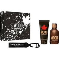 Dsquared2 Wood Pour Homme  toaletowa spray 100Ml żel pod prysznic breloczek 8011003877256