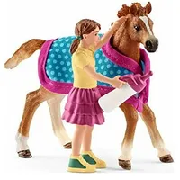 Schleich foal with blanket  42361