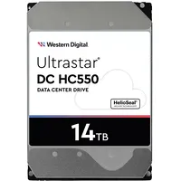 Western Digital Hdd Server Wd/Hgst Ultrastar 14Tb Dc Hc550, 3.5, 512Mb, 7200 Rpm, Sata, 512E Se, Sku 0F38581  Wuh721814Ale6L4