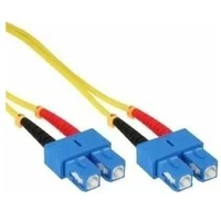 Inline - Network cable Sc Single- Modus S to 7,5M glass fiber 9/125 Micrometer Os2 halogen free yellow 82925G  4043718213498