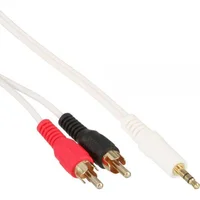 Kabel Inline Jack 3.5Mm - Rca Cinch x2 10M  89929W 4043718167203