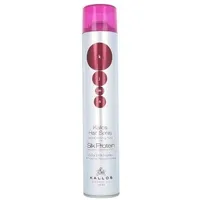 Kallos Kjmn Hair Spray Extra Strong Hold With Silk Protein Lakier do włosów 500 ml  5998889502881