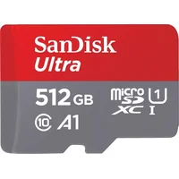 Sandisk Ultra microSDXC A1 512Gb 150Mb/S Adapt.sdsquac-512G-Gn6Ma  Sdsquac-512G-Gn6Ma 0619659200572 753034