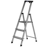 Krause Safety Folding ladder silver  126313 4009199126313 Nrekredra0015