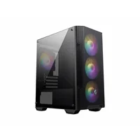 Msi Mag Forge M100A computer case Micro Tower Black, Transparent  Magforgem100A 4719072932237