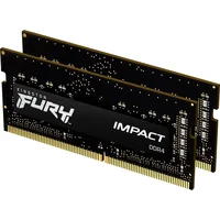 Pamięć do laptopa Kingston Fury Impact, Sodimm, Ddr4, 16 Gb, 3200 Mhz, Cl20 Kf432S20Ibk2/16  0740617318425