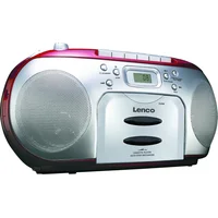 Portable stereo Fm radio with Cd and cassette player Lenco Scd420Rd  8711902035091 85272120